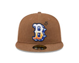 Boston Red Sox Canvas Camel 59FIFTY Fitted