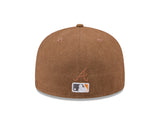 Atlanta Braves Camel Canvas 59FIFTY Fitted