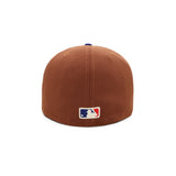 Los Angeles Dodgers Brown & Royal Blue 59FIFTY Fitted