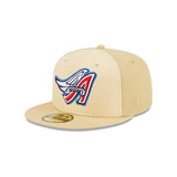 Los Angeles Anaheim Angels Raffia Front Vegas Gold Edition 59FIFTY