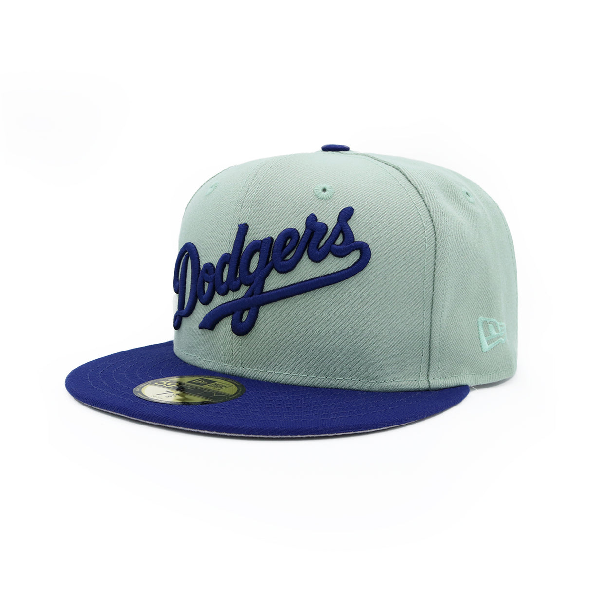 Los Angeles Dodgers Sage Blue Script 59Fifty Fitted