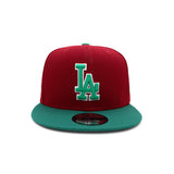 Los Angeles Dodgers Mistletoe 9FIFTY Snap Back