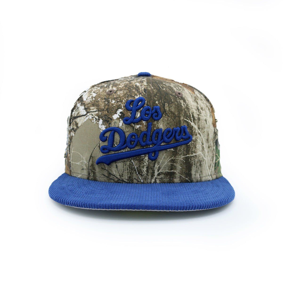 Los Angeles Dodgers Blue Cord Real Tree Camo 59FIFTY Fitted