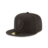 Las Vegas Raiders Black on Black 59FIFTY Fitted