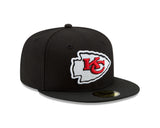 New Era Kansas City Chiefs Black Basic 59FIFTY Fitted Hat