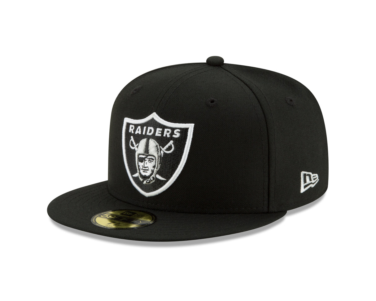 Las Vegas Raiders Basic Black 59FIFTY Fitted