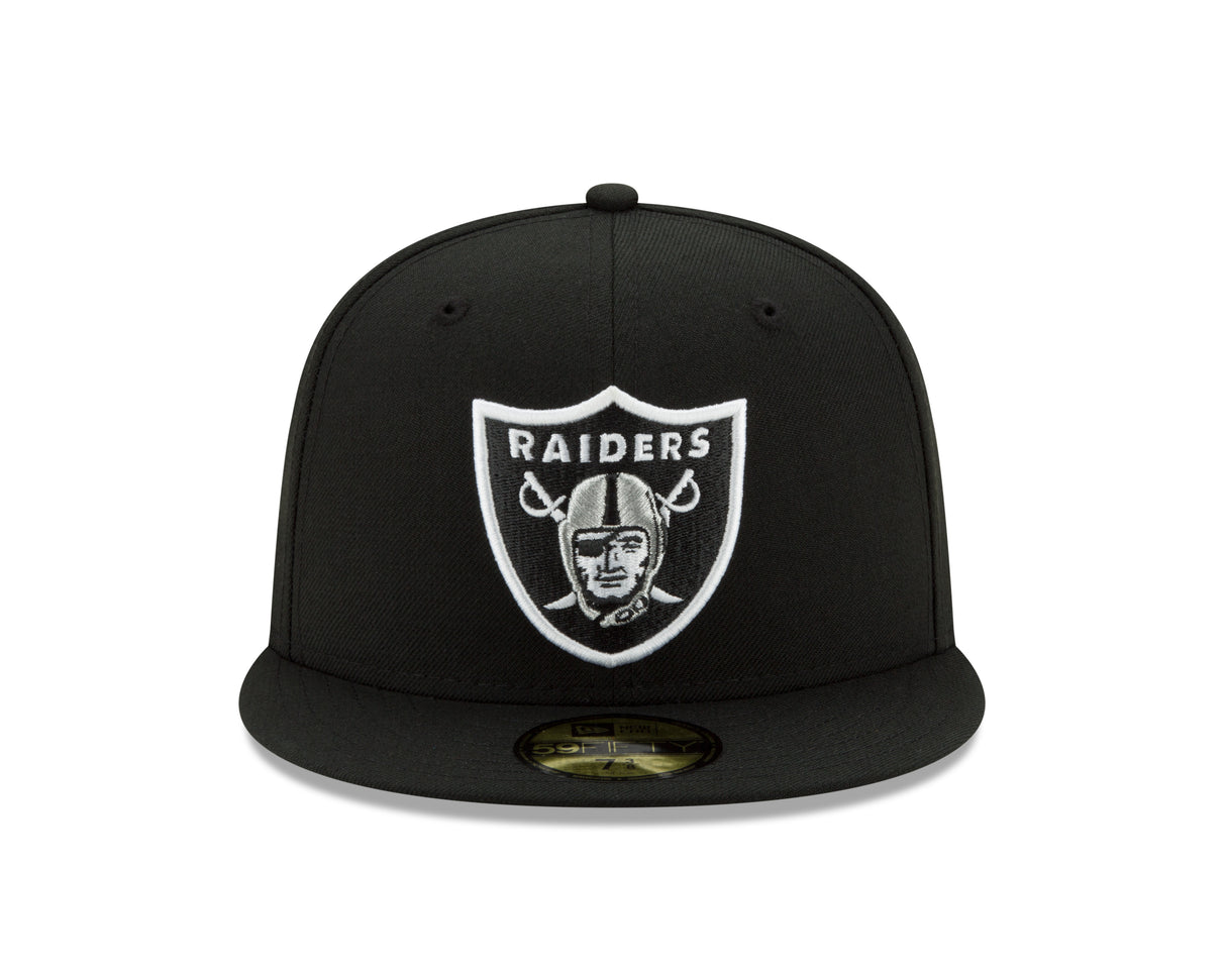 Las Vegas Raiders Basic Black 59FIFTY Fitted