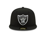 Las Vegas Raiders Basic Black 59FIFTY Fitted