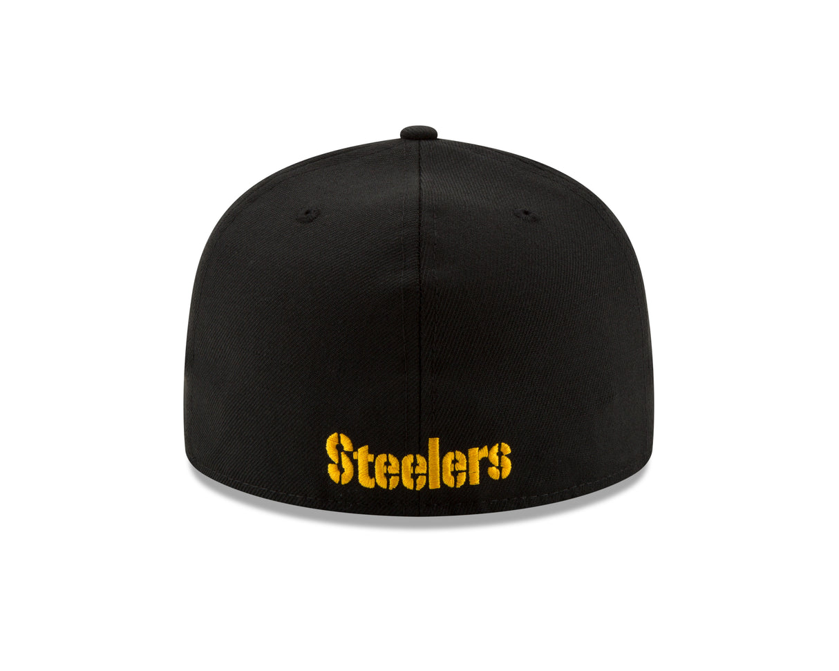 Pittsburgh Steelers Mens Black Basic New Era 59FIFTY Fitted