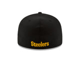 Pittsburgh Steelers Mens Black Basic New Era 59FIFTY Fitted