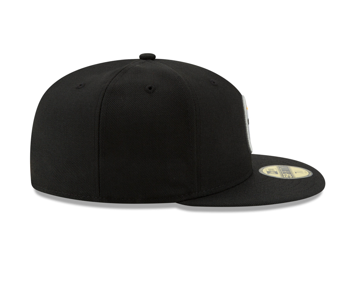 Pittsburgh Steelers Mens Black Basic New Era 59FIFTY Fitted