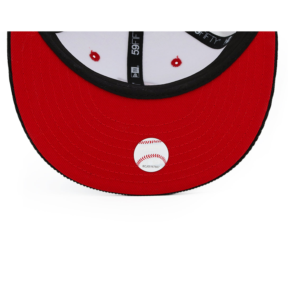 Los Angeles Dodgers Red Outline Cord 59FIFTY