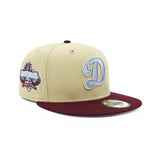 Los Angeles Dodgers Maroon Silver 59FIFTY