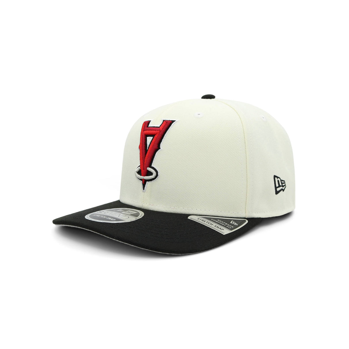 Los Angeles Angels Black and Bone 9SEVENTY Snapback