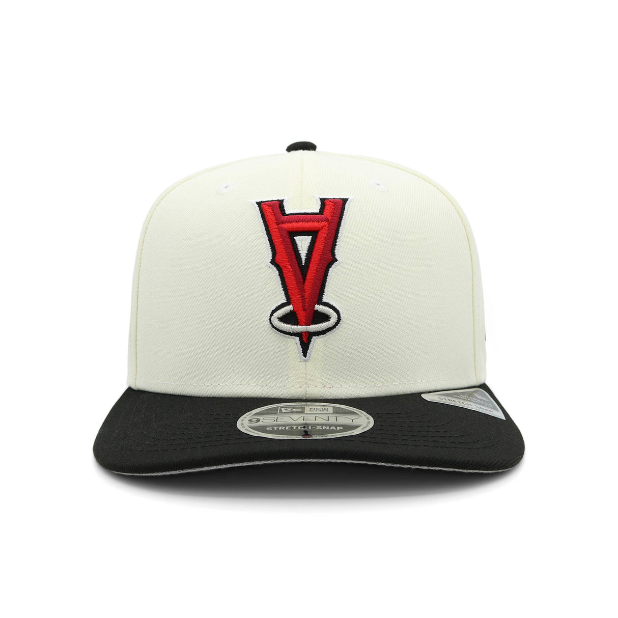 Los Angeles Angels Black and Bone 9SEVENTY Snapback