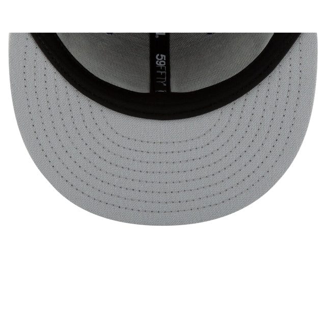 Los Angeles Dodgers Black and White Basic 59FIFTY Fitted