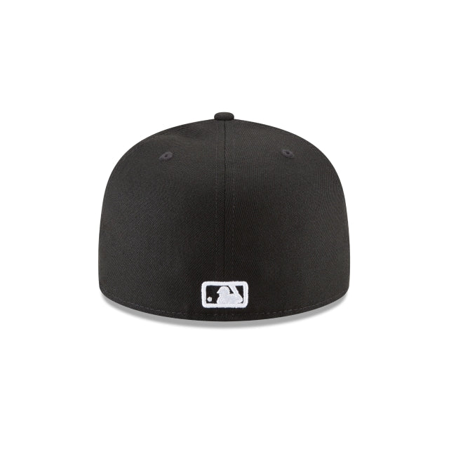 Los Angeles Dodgers Black and White Basic 59FIFTY Fitted