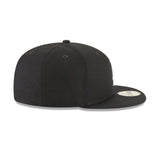 Los Angeles Dodgers Black and White Basic 59FIFTY Fitted