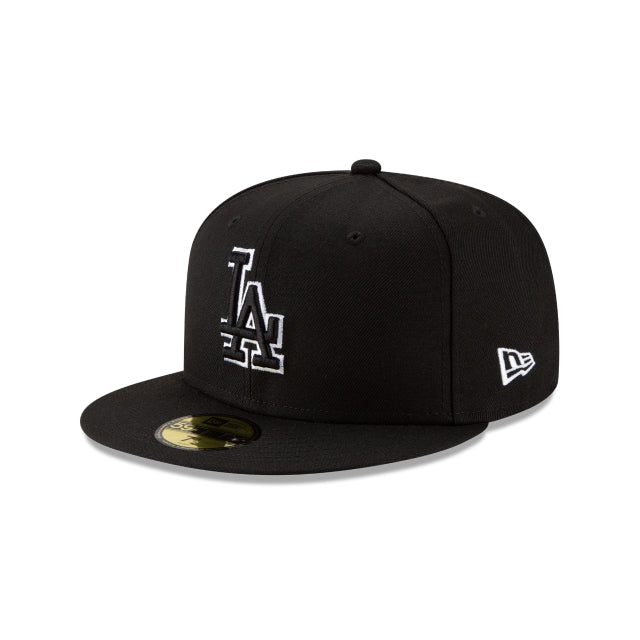 Los Angeles Dodgers Black Outline 59FIFTY