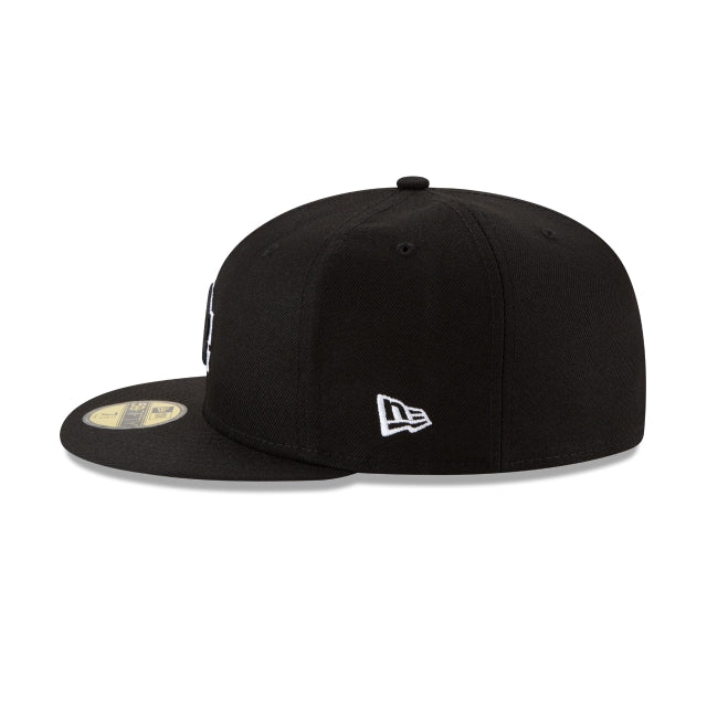 Los Angeles Dodgers Black Outline 59FIFTY