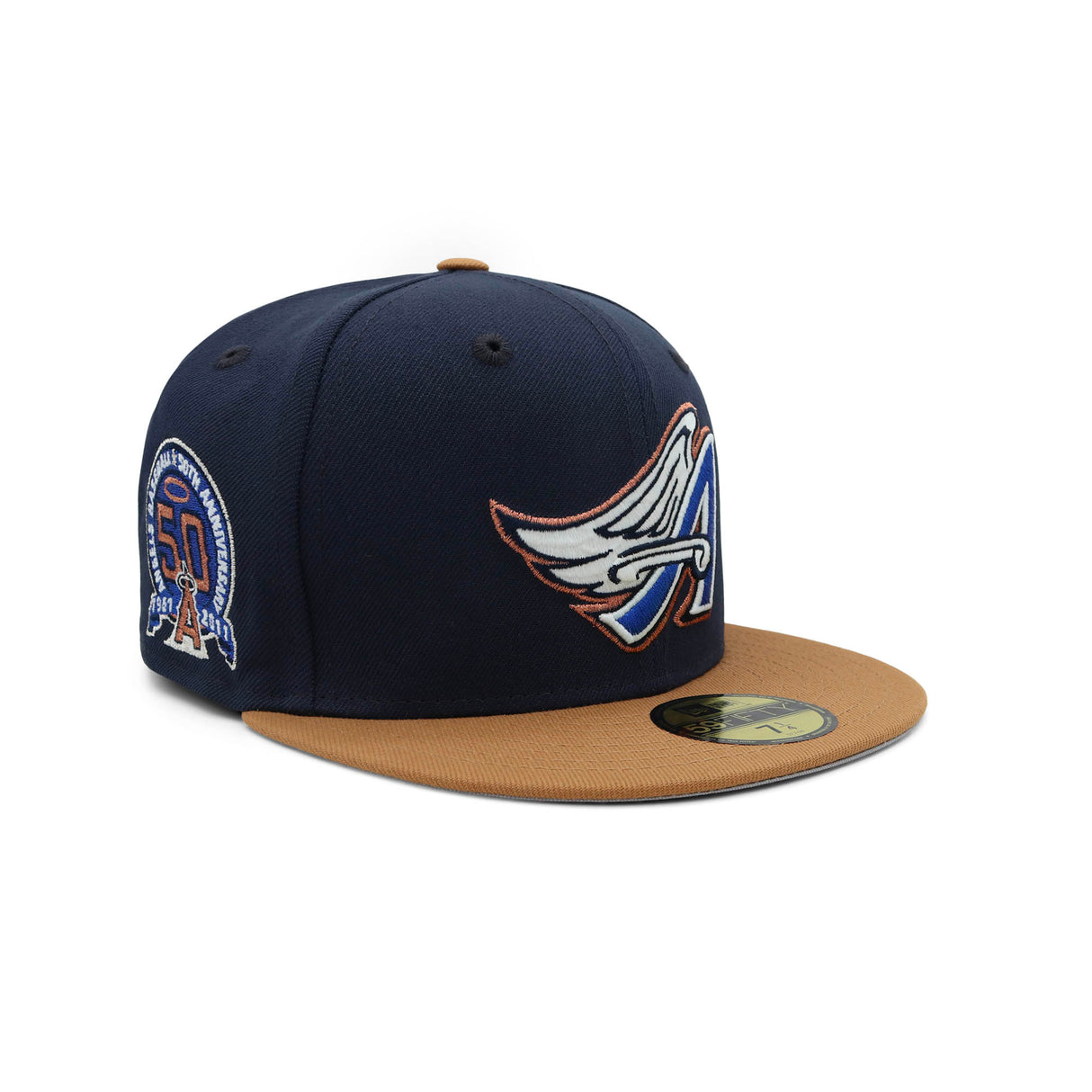 Los Angeles Angels Bronze Navy 59FIFTY Fitted