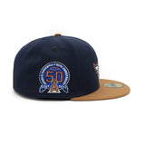 Los Angeles Angels Bronze Navy 59FIFTY Fitted