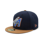 Los Angeles Angels Bronze Navy 59FIFTY Fitted