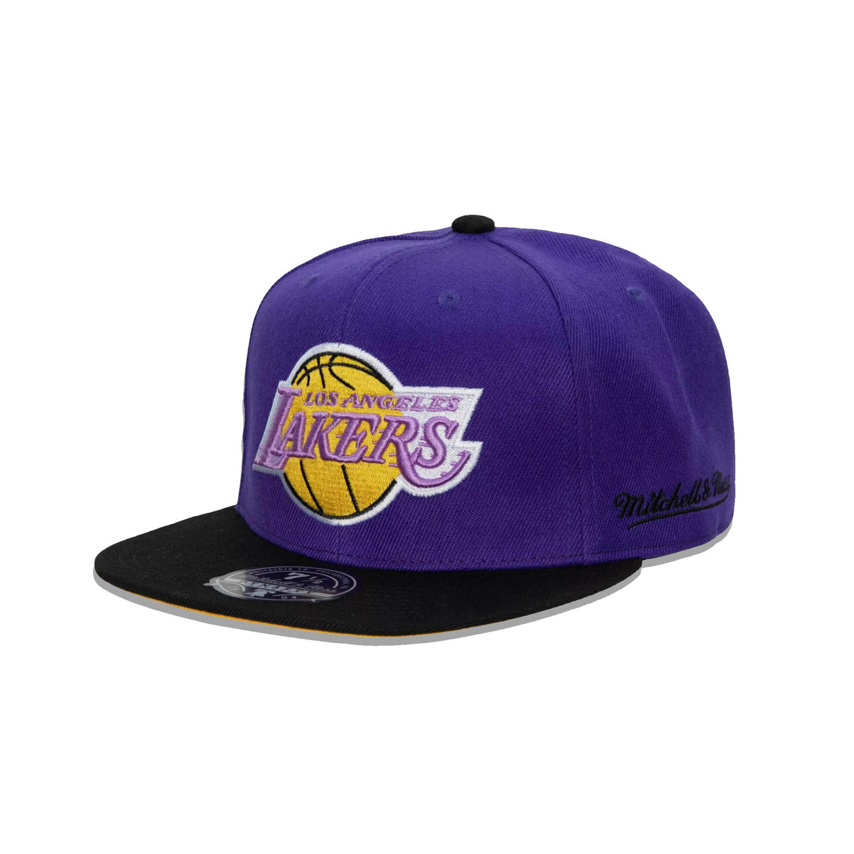 Los Angeles Lakers Pink & Purple HWC 60th Anniversary Dynasty Fitted