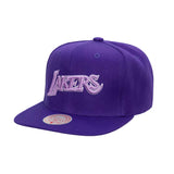 Los Angeles Lakers 1987 NBA Finals Monochromatic Purple Snapback