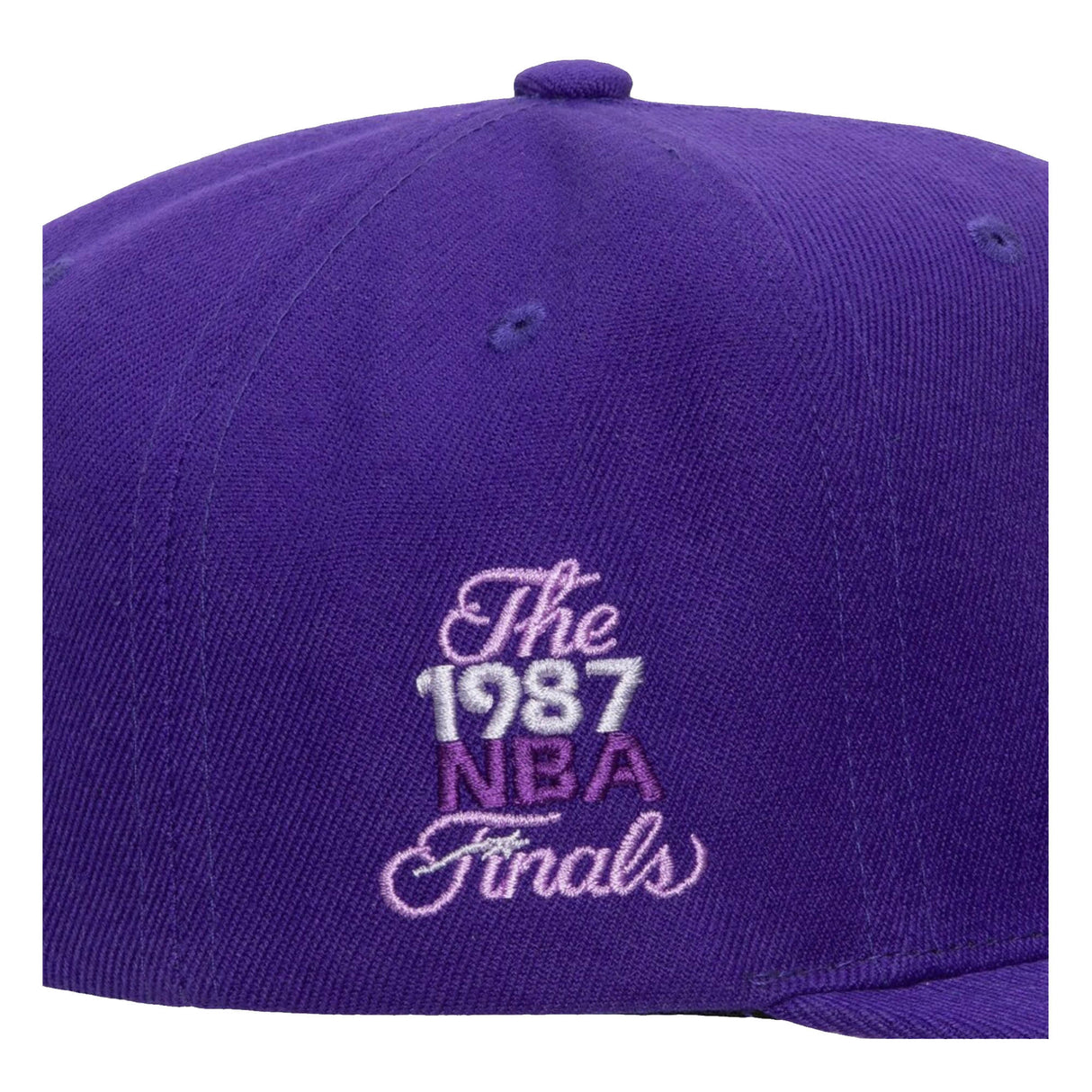 Los Angeles Lakers 1987 NBA Finals Monochromatic Purple Snapback