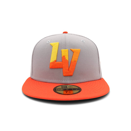 Las Vegas Aviators Fire Gray 59FIFTY Fitted MINOR LEAGUE