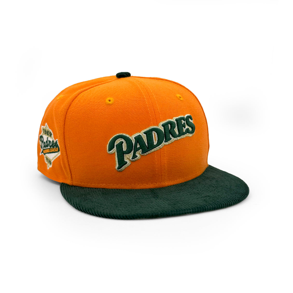 San Diego Padres Orange and Forest Corduroy Camo 59FIFTY