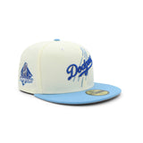 Los Angeles Dodgers Script Blue Sky Stadium 59FIFTY Fitted