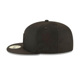 Los Angeles Dodgers World Series Champions Black on Black 59FIFTY Fitted