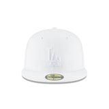 Los Angeles Dodgers 2024 White World Series Champions Side Patch 59FIFTY Fitted