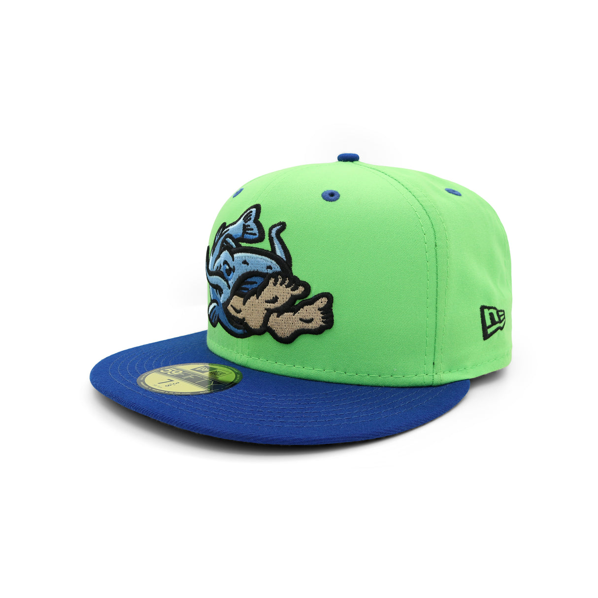 Tulsa Drillers Green/Blue Noodlers Theme Night 59FIFTY Fitted MINOR LEAGUE