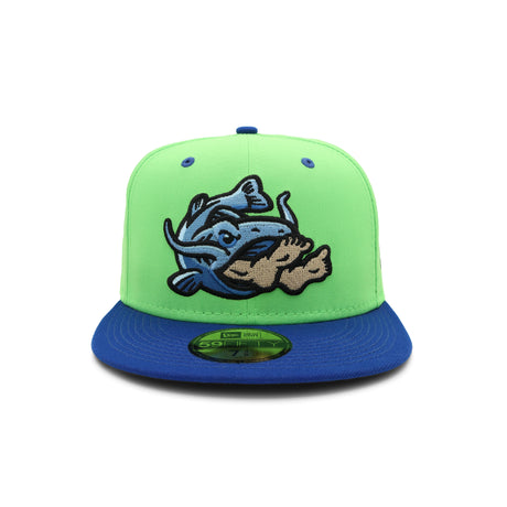 Tulsa Drillers Green/Blue Noodlers Theme Night 59FIFTY Fitted MINOR LEAGUE