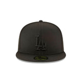 Los Angeles Dodgers World Series Champions Black on Black 59FIFTY Fitted