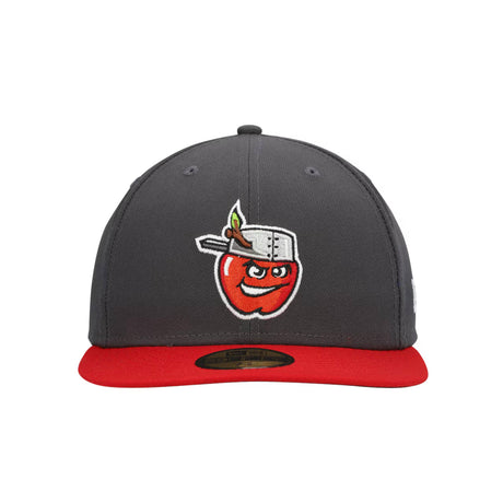 Fort Wayne TinCaps New Era Gray Authentic Collection Road 59FIFTY Fitted Hat