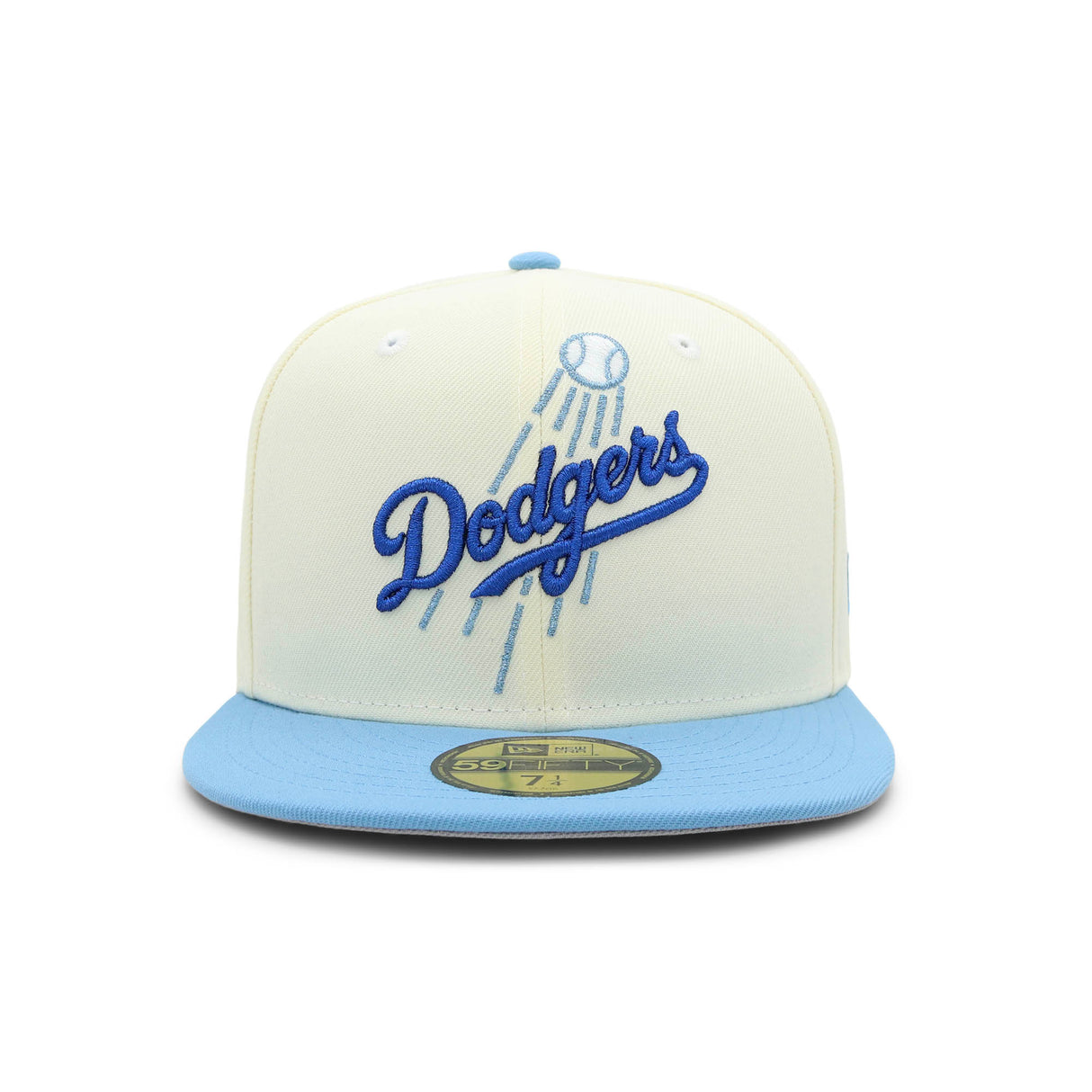 Los Angeles Dodgers Script Blue Sky Stadium 59FIFTY Fitted