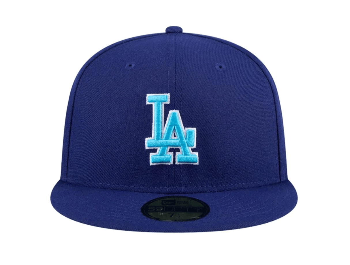 Los Angeles Dodgers Fathers Day 2024 on Field Blue UV 59FIFTY Fitted