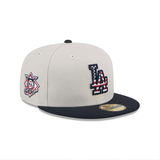 Los Angeles Dodgers Independence Day 2024 59FIFTY Fitted