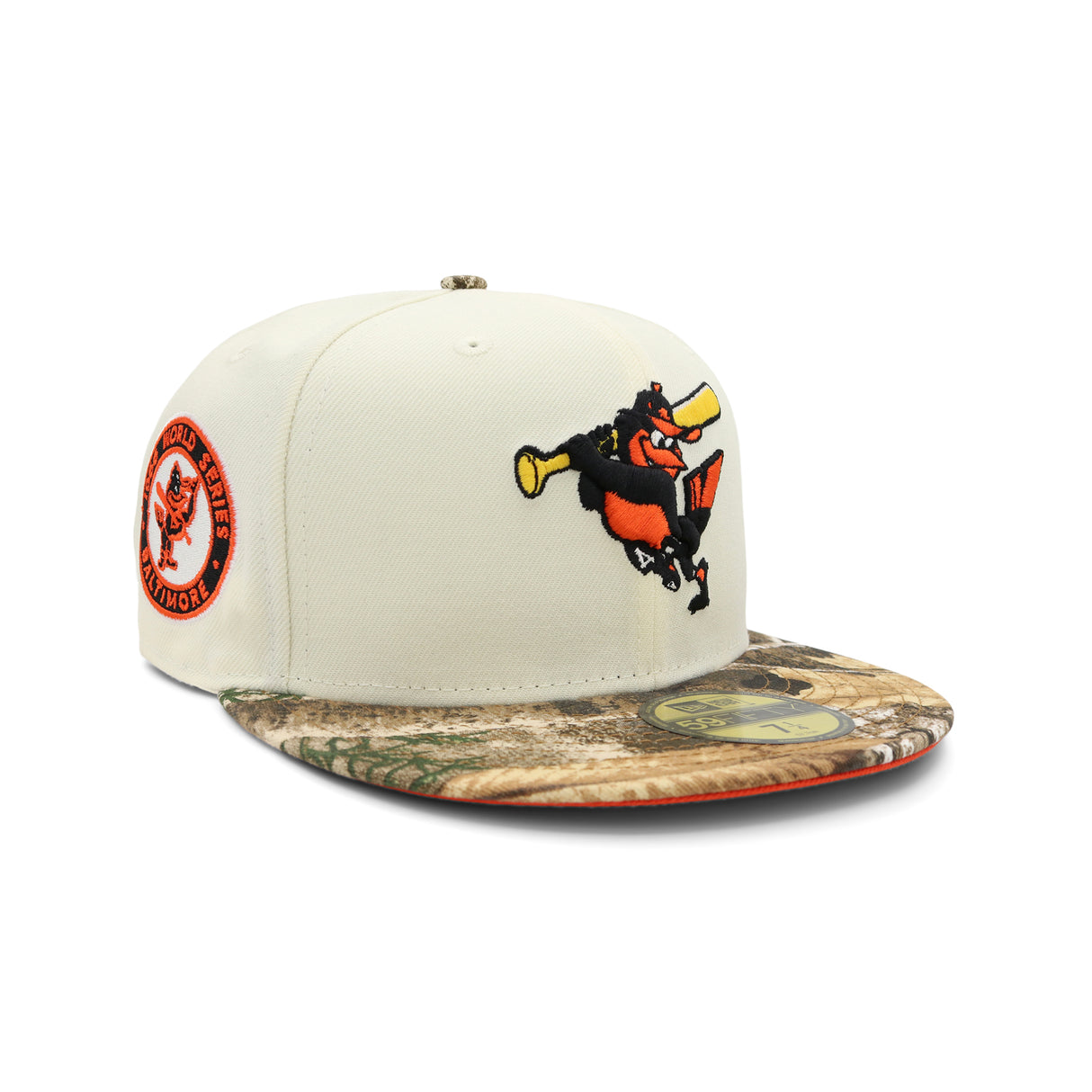 Baltimore Orioles Real Tree® Camo Red 59FIFTY Fitted