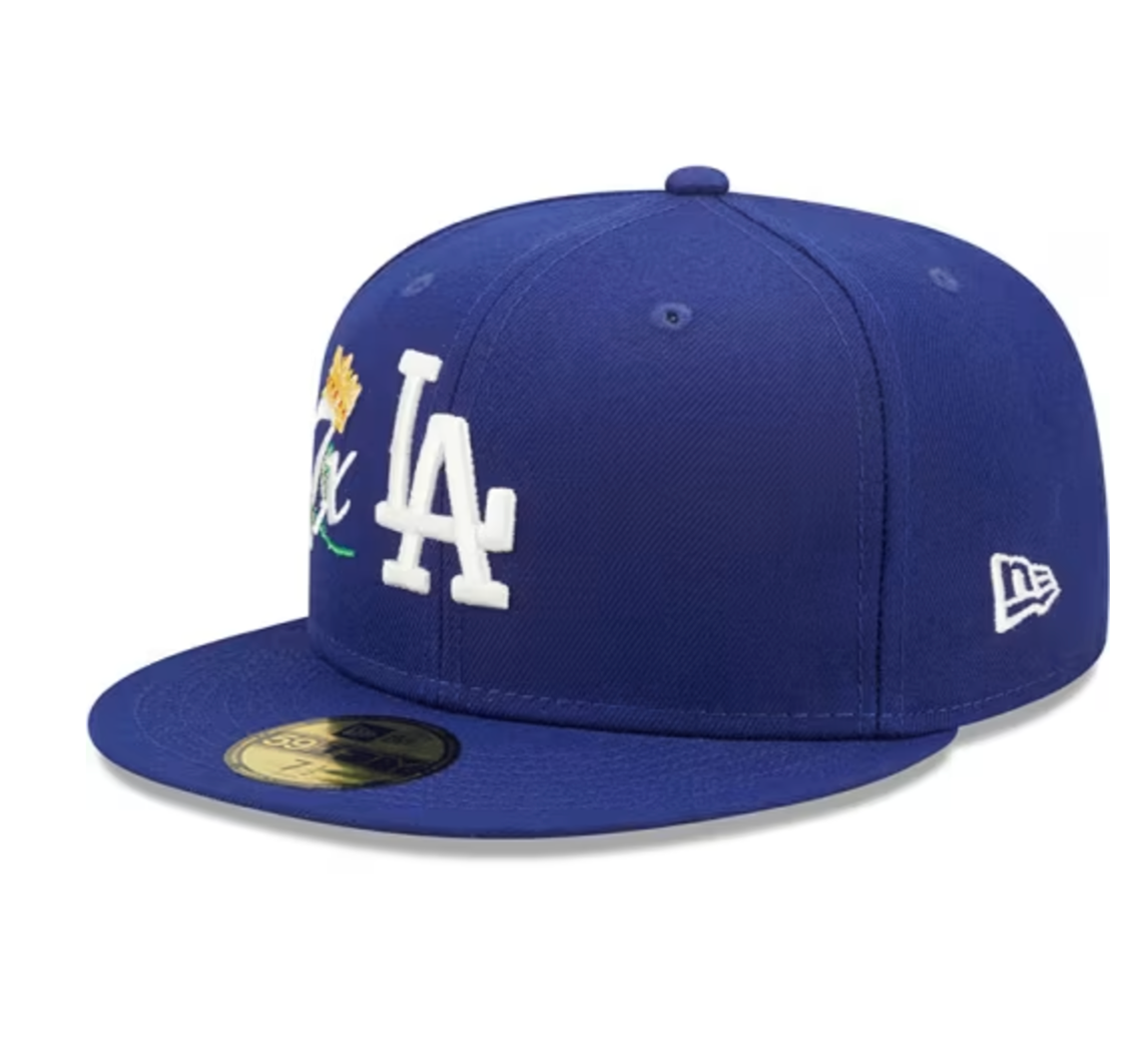 New Era Los Angeles Dodgers Mens Blue Crown Champs 5950 Fitted