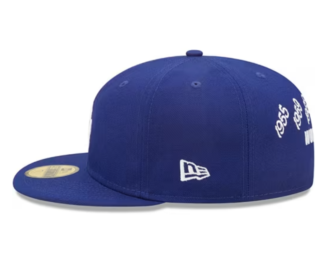 New Era Los Angeles Dodgers Mens Blue Crown Champs 5950 Fitted