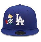 New Era Los Angeles Dodgers Mens Blue Crown Champs 5950 Fitted