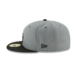 Los Angeles Dodgers Black Gray and White 59FIFTY Fitted