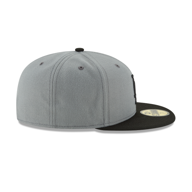 Los Angeles Dodgers Black Gray and White 59FIFTY Fitted