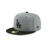 Los Angeles Dodgers Black Gray and White 59FIFTY Fitted