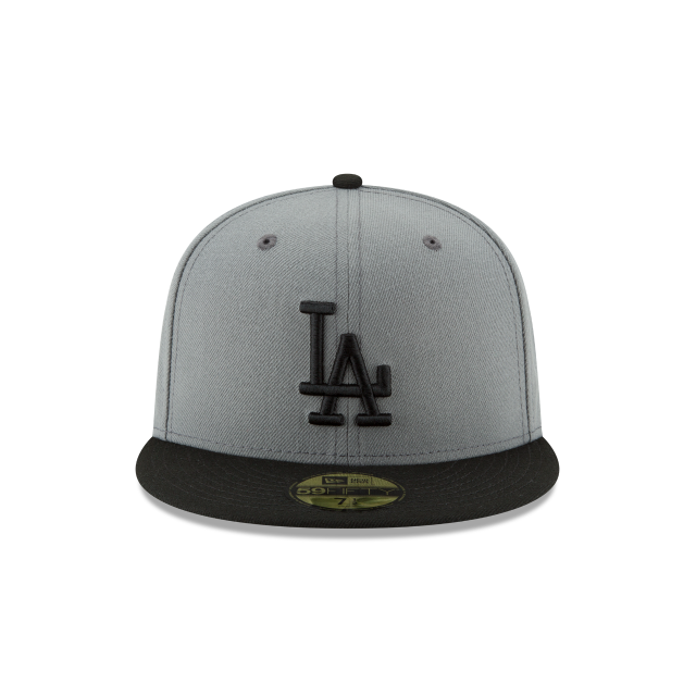 Los Angeles Dodgers Black Gray and White 59FIFTY Fitted